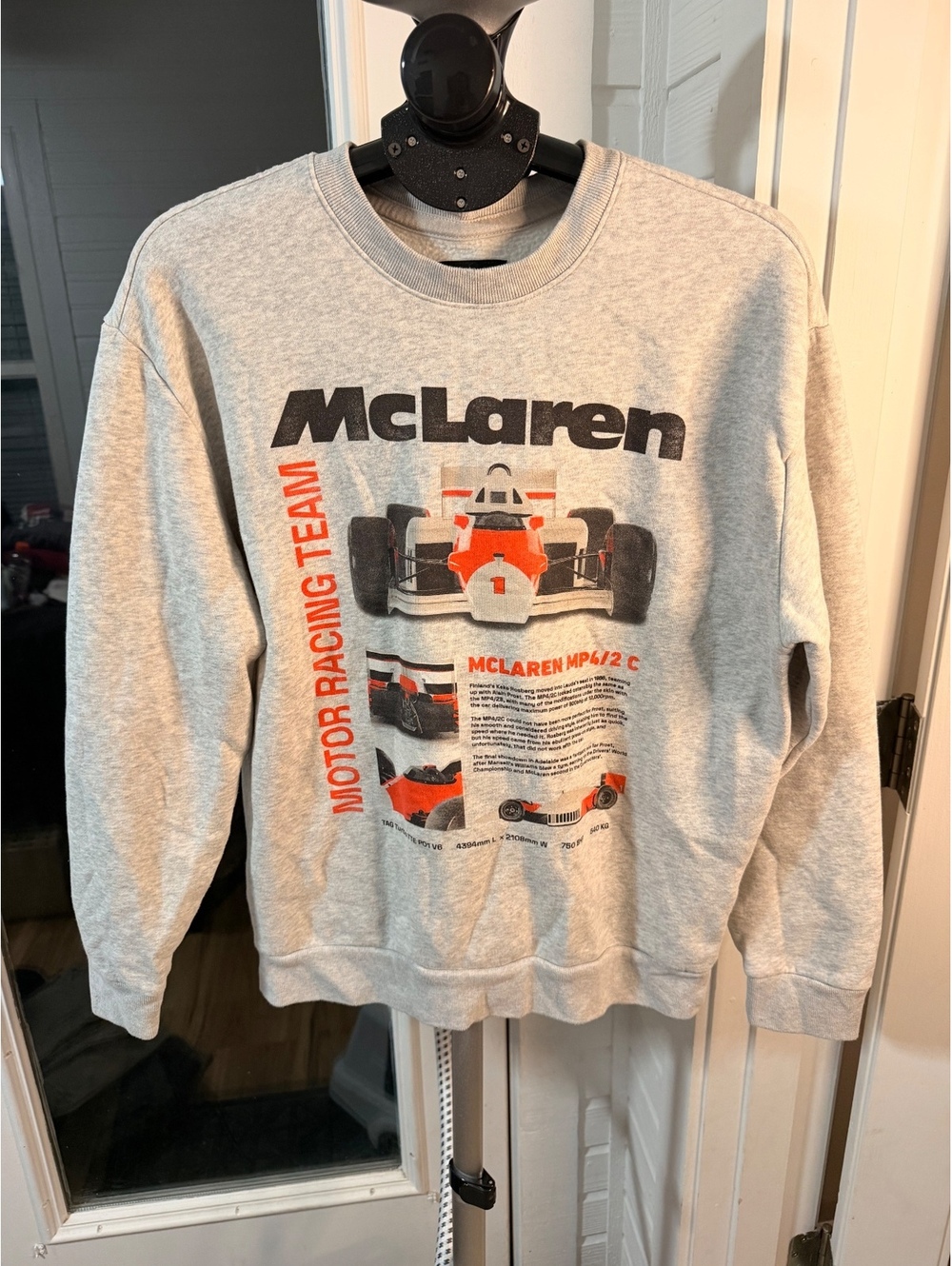 McLaren Formula 1 Team Gray Graphic Sweatshirt